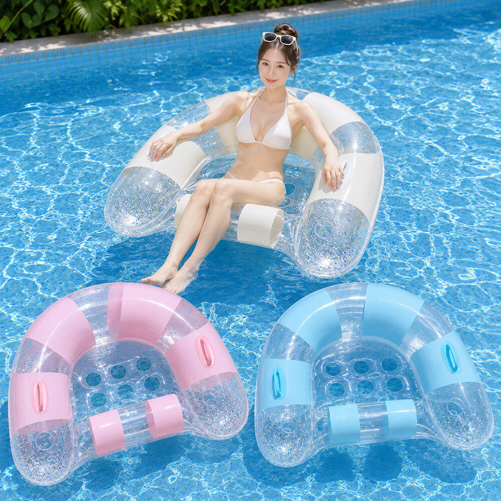 Fitted Sheet Deep - Materassino Gonfiabile Galleggiante per Piscina, Amaca