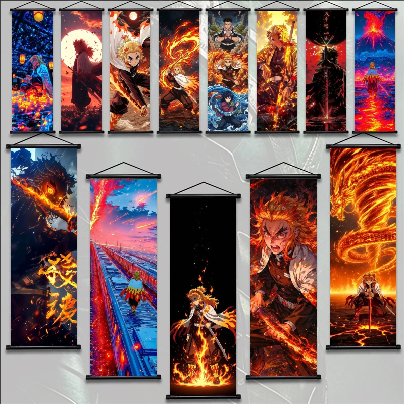 Textiles For Home - Demon Slayer Kyojuro Rengoku Stampa HD