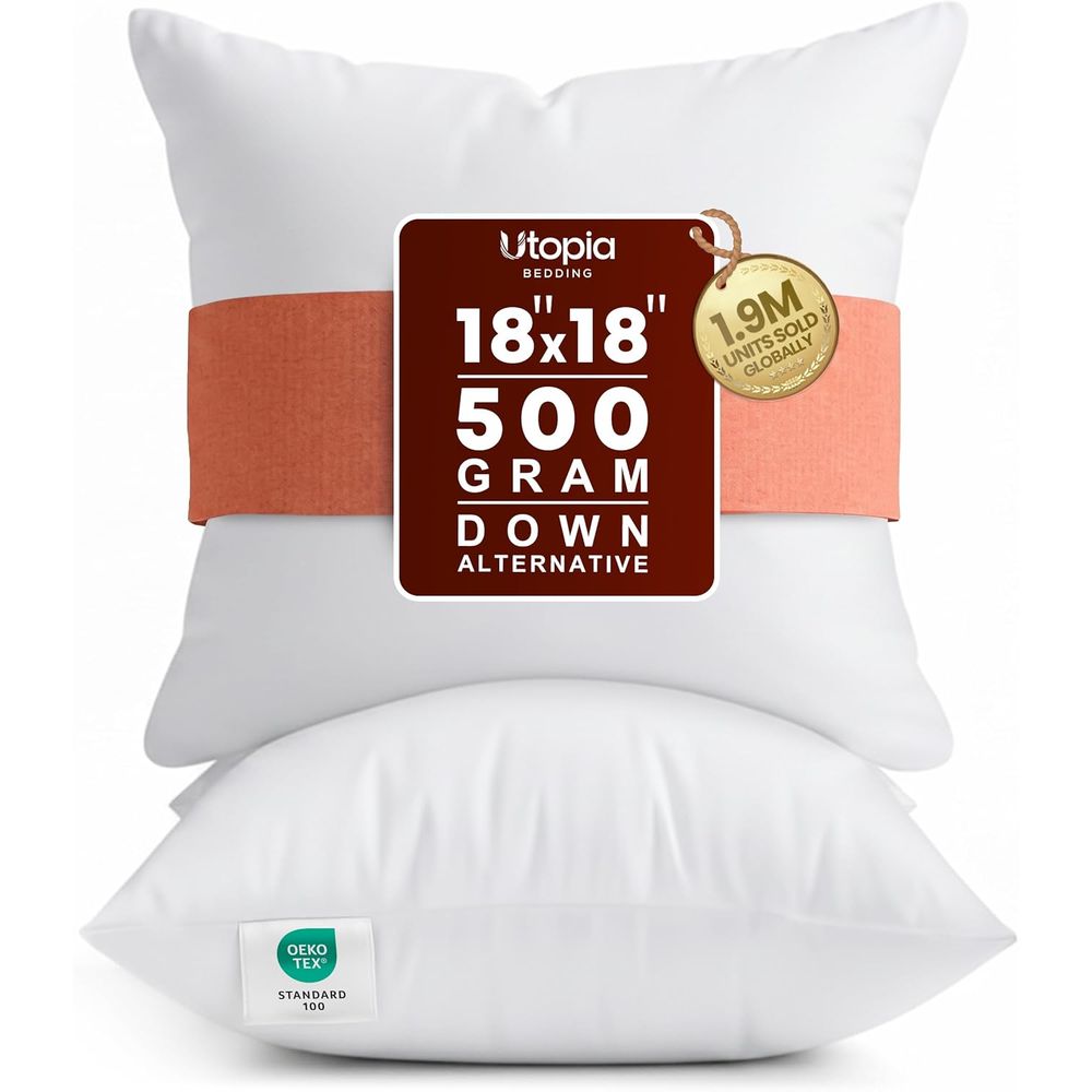 Pillow Insert 18X18 - Coppia di inserti per cuscini bianchi
