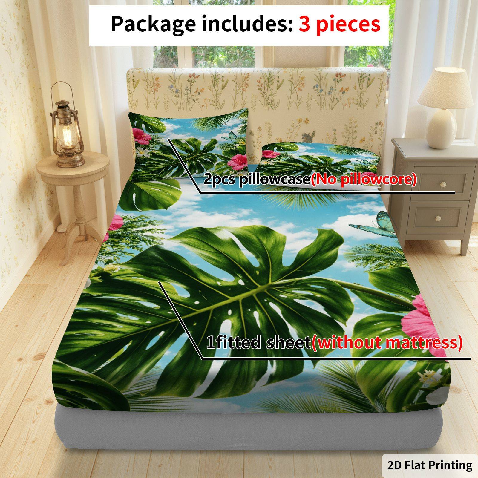 Set di Lenzuola con Motivo Ibi - Fitted Sheet Deep recensione e prezzo