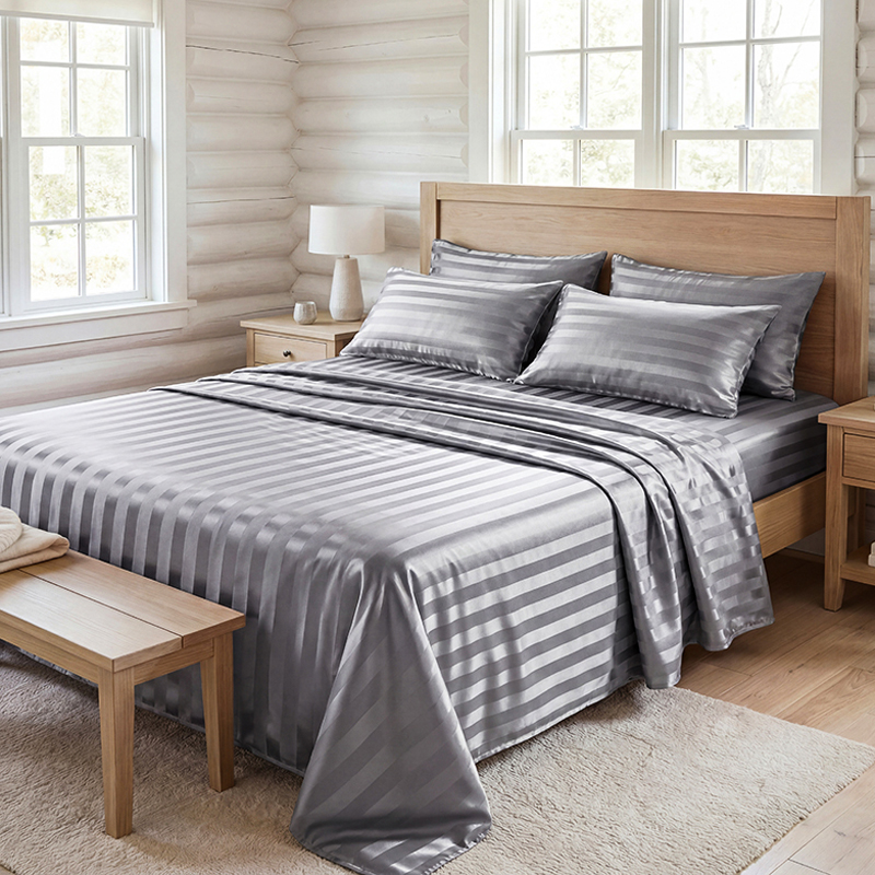 Set di Lenzuola in Raso a Righ - Fitted Sheet Deep recensione e prezzo