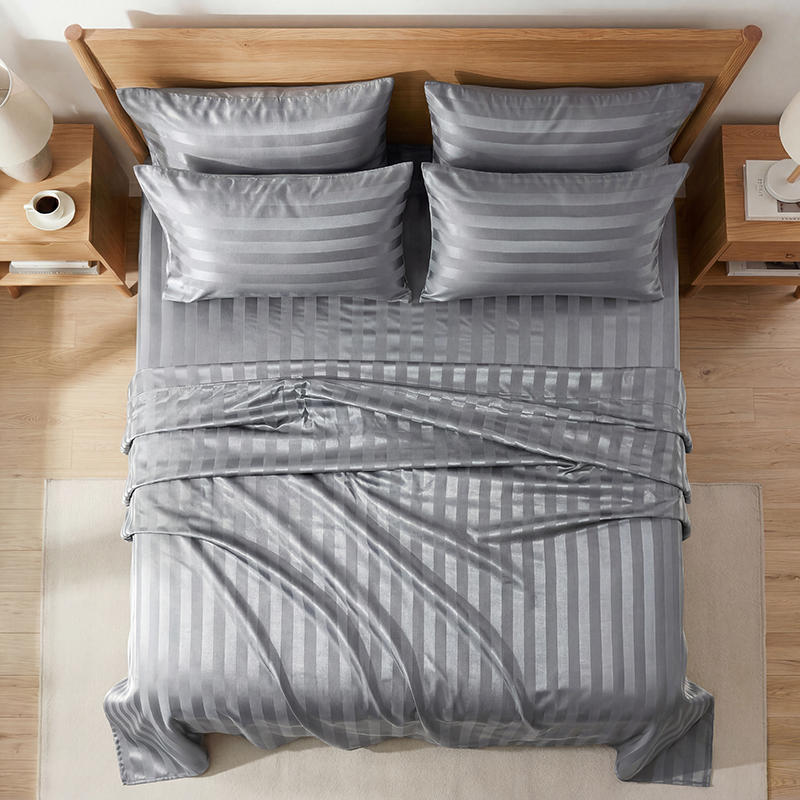 Set di Lenzuola in Raso a Righ - Fitted Sheet Deep recensione e prezzo