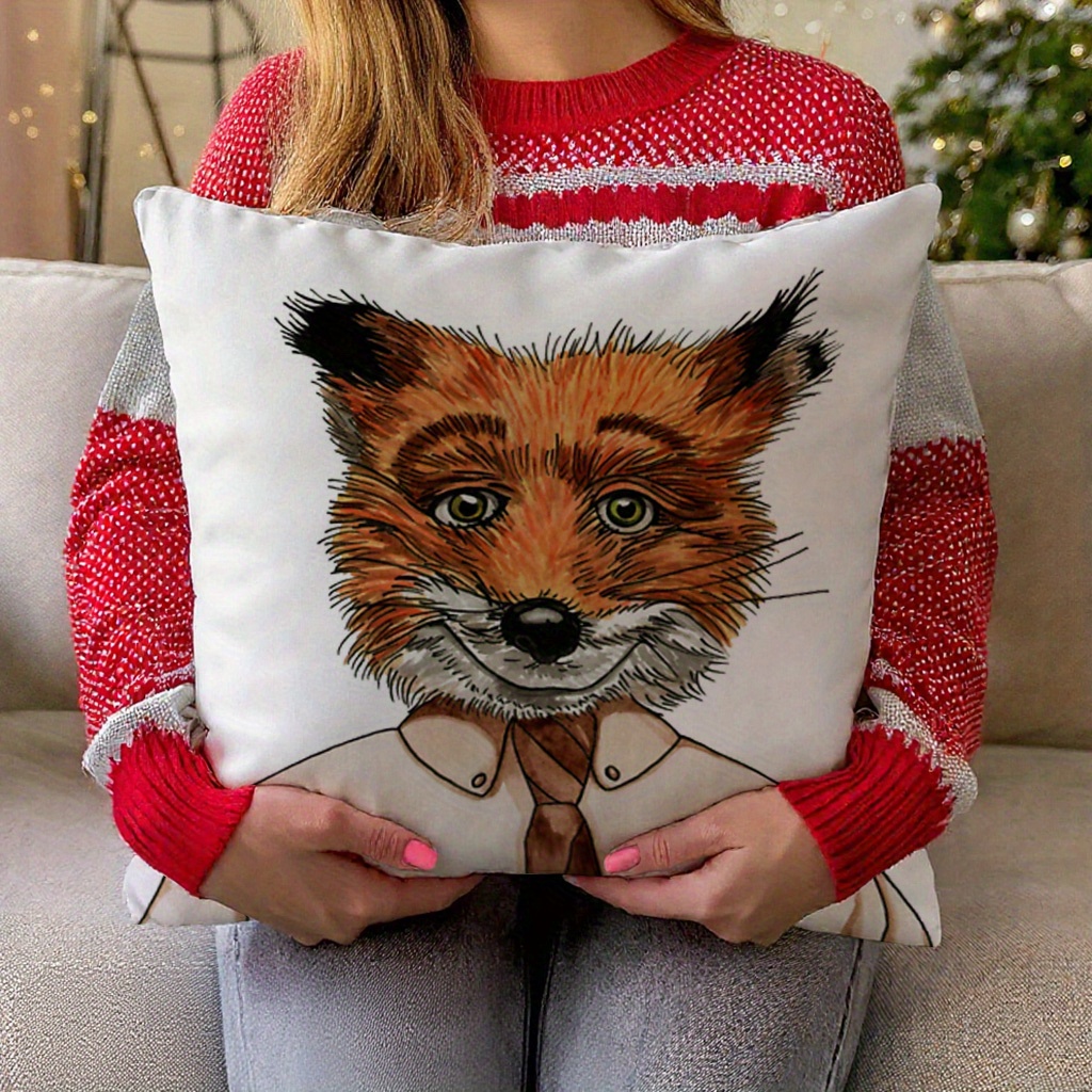 1 federa per cuscino Mr. Fox,  - Pillow Insert 18X18 recensione e prezzo